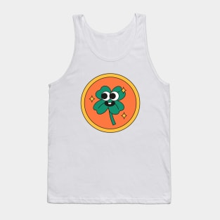 Cartoon Clover Tank Top